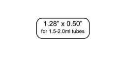 Research Products International Corp WetGrip Micro-Tube Laser Printer Labels,