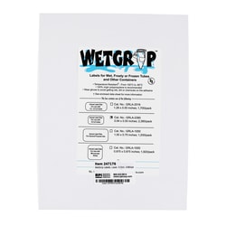 Research Products International Corp&nbsp;WetGrip Micro-Tube Laser Printer Labels, Fits 0.5ml Tubes, 0.94 x 0.5 Inches, 2380 per Package