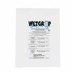 Research Products International Corp WetGrip Laser Printer Labels, Microscope Slides