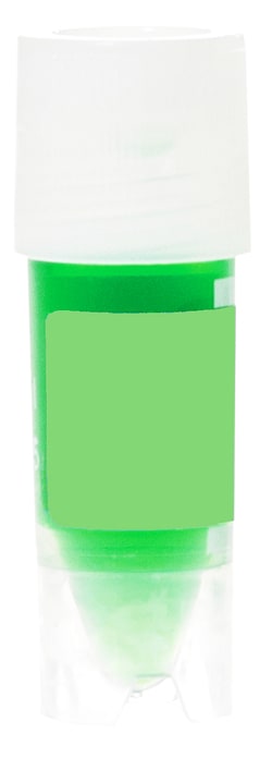 Research Products International Corp&nbsp;Cryo-LazrTag Waterproof Cryogenic Labels for Laser Printers, 0.94 x 0.5 Inch Label, Green, 2688 Labels per Pack