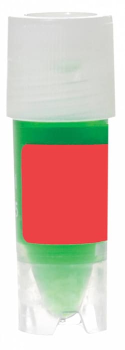 Research Products International Corp&nbsp;Cryo-LazrTag Cryogenic Labels for Laser Printers, 1.28 x 0.5 Inch Label, Red, 2016 Labels per Pack