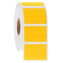 Research Products International Corp&nbsp;NitroTag Cryogenic Barcode Labels, 1.25 x 0.875 Inch Labels, 1 Inch Core Roll, Yellow, 1000 Labels per Roll