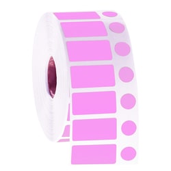 Research Products International Corp&nbsp;Cryo Bar Code Labels Violet 3in Core