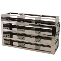 Research Products International Corp&nbsp;SLIDE OUT FREEZER RACK FOR 2 BOX 12 BOX CAPACITY 3X4 ARRAY 16 1/2 X 5 1/2 X 9 3/4 H