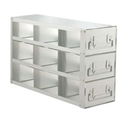 Research Products International Corp Slide-Out Freezer Rack, 3", 3x3 Array,