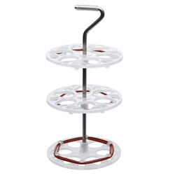 Research Products International Corp Variable Height Tube Rack, 6 Tube