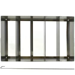 Research Products International Corp&nbsp;Storage Rack for Upright Freezers with Locking Rods, Holds 96-Well or 384-Well Plates, Rack Dimensions (Inches) 5 1/2 x 18 1/2 x 11H