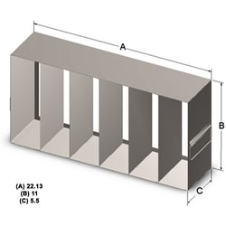 Research Products International Corp Storage Rack for Upright Freezers,