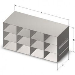 Research Products International Corp&nbsp;Freezer Rack, Upright, for 2