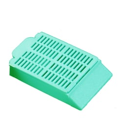 Research Products International Corp&nbsp;Tissue Processing Cassette, Green, 500/cs