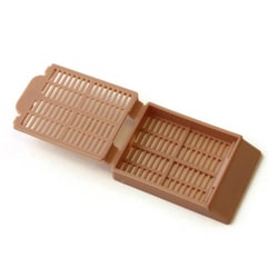 Research Products International Corp&nbsp;Tissue Processing Cassette, Tan, 500 per Case