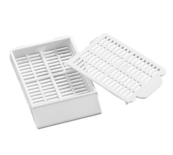 Research Products International Corp&nbsp;Tissue Processing Cassette, White, 500 per Case