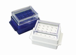 Research Products International Corp&nbsp;Iso-Chill Flipper Temperature Rack, -20C, Blue, 7 x 4 1/4 x 4 Inches