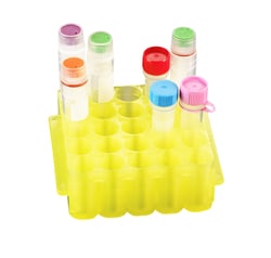Research Products International Corp UniRack Jr. Micro-Tube Rack, Yellow, 10 per Case
