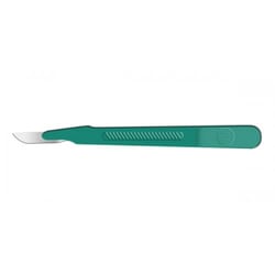 Research Products International Corp Disposable Scalpel, Size 10, Sterile, Individually Wrapped, 10 per Case