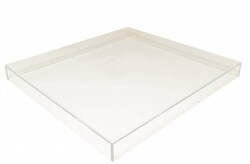 Research Products International Corp Lift-Off Lid for Incubation Tray, Clear