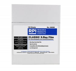Research Products International Corp X-Ray Film, Blue Base for Autoradiography