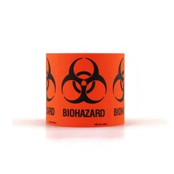 Research Products International Corp BioHazard Labes, 3 x 2 1/4 Inch, 500