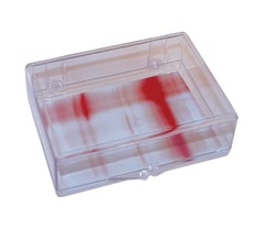 Research Products International Corp Mini-Blotting Containers, 9.0 x 6.4 x 2.1cm, Clear, 6 per Case