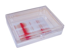 Research Products International Corp Mini-Blotting Containers, 11.5 x 8.9 x 2.2cm, Clear, 6 per Case