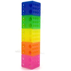 Research Products International Corp Interlocking Cube Racks, Assorted