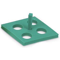 Research Products International Corp Floating Foam Tube Rack, Green, Holds