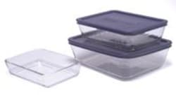 Research Products International Corp Glass Staining Dish with Lid, Small, 11 x 15 cm, 2 per Package