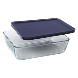 Research Products International Corp Glass Staining Dish with Lid, Medium, 13 x 18 1/2 cm, 2 per Package