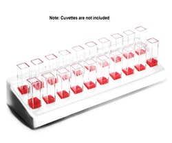 Research Products International Corp Spectro Cuvette Rack, Poly, 20x10mm Cells