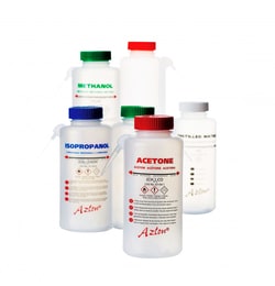 Research Products International Corp Azlon Round Wash Bottles, Acetone,