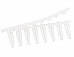Research Products International Corp&nbsp;UltraFlux EZ Hinge PCR Tube Strips, Clear, 125/pk