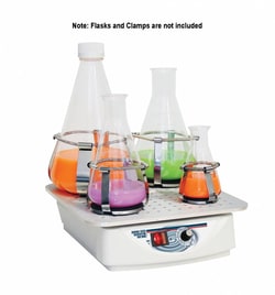 Research Products International Corp Mini-300 Orbital-Genie, Benchtop Orbital Shaker for Flask Clamps