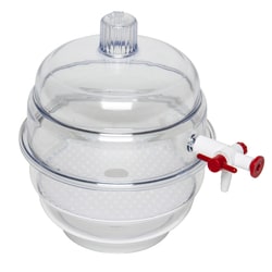 Research Products International Corp Transparent Vacuum Desiccator, 5 7/8 x 8 1/8 Inches