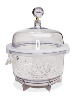 Research Products International Corp Lab Companion Vacuum Desiccator, Clear, 6 Liter