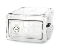 Research Products International Corp Secador Desiccator Cabinet, Clear, 0.75 Cubic Feet, 13 1/4 x 16 1/4 x 8 1/4 Inches