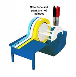 Research Products International Corp&nbsp;Write-On Label Tape Dispenser, Economy
