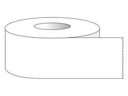 Research Products International Corp RPI Color Coded Multi-Purpose Laboratory Tape, 1 Inch Core, 1/2 Inch Wide, 500 Inches per Roll, White