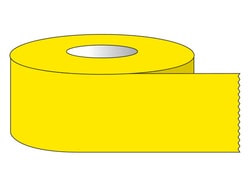 Research Products International Corp RPI Color Coded Multi-Purpose Laboratory Tape, 1 Inch Core, 1/2 Inch Wide, 500 Inches per Roll, Yellow