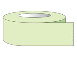 Research Products International Corp RPI Color Coded Multi-Purpose Laboratory Tape, 3 Inch Core, 1/2 Inch Wide, 2,160 Inches per Roll, Lime