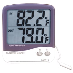 Research Products International Corp Temp Monitor, Dual Sensor, Quantity: