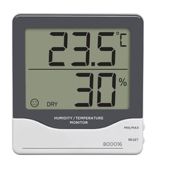 Research Products International Corp Humidity/Temperature Monitor with Product Certification