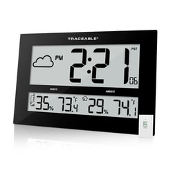 Research Products International Corp Traceable Giant Digits Radio Controlled Clock