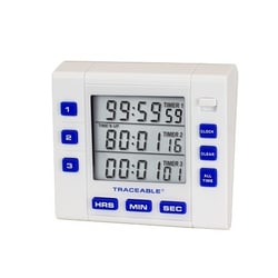 Research Products International Corp Three Channel Traceable Alarm Timer