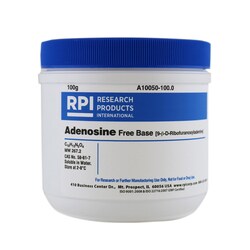 Research Products International Corp&nbsp;Adenosine, Free Base [9-B-D-Ribofuranosyladenine], 100 Grams