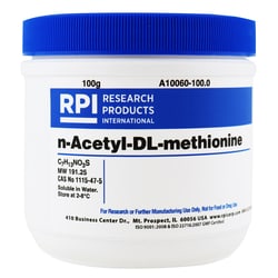 Research Products International Corp n-Acetyl-DL-methionine, 100 Grams,