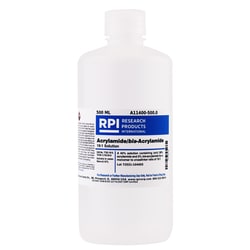 Research Products International Corp Acrylamide/bis-Acrylamide, 19:1 Ratio Solution, 500 Milliliters