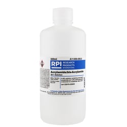 Research Products International Corp&nbsp;Acrylamide/bis-Acrylamide, 29:1 Ratio Solution, 500 Milliliters