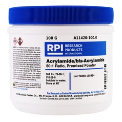 Research Products International Corp&nbsp;Acrylamide/bis-Acrylamide, 50:1 Ratio, 100 g