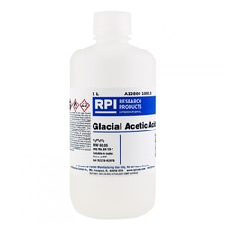 Research Products International Corp Acetic Acid, Glacial, 1 Liter, Research or Further Manufacturing Use Only, Not for Food or Drug Use
