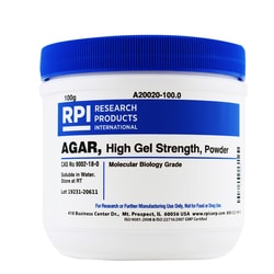 Research Products International Corp Agar, High Gel Strength, Powder, 100 Grams